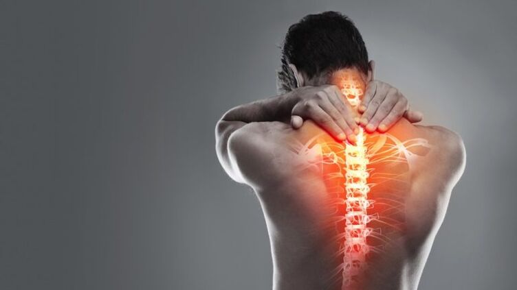 Neuralgie verursacht Schmerzen im Schulterblattbereich