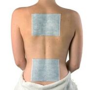 Pflaster zur Linderung von Rückenschmerzen